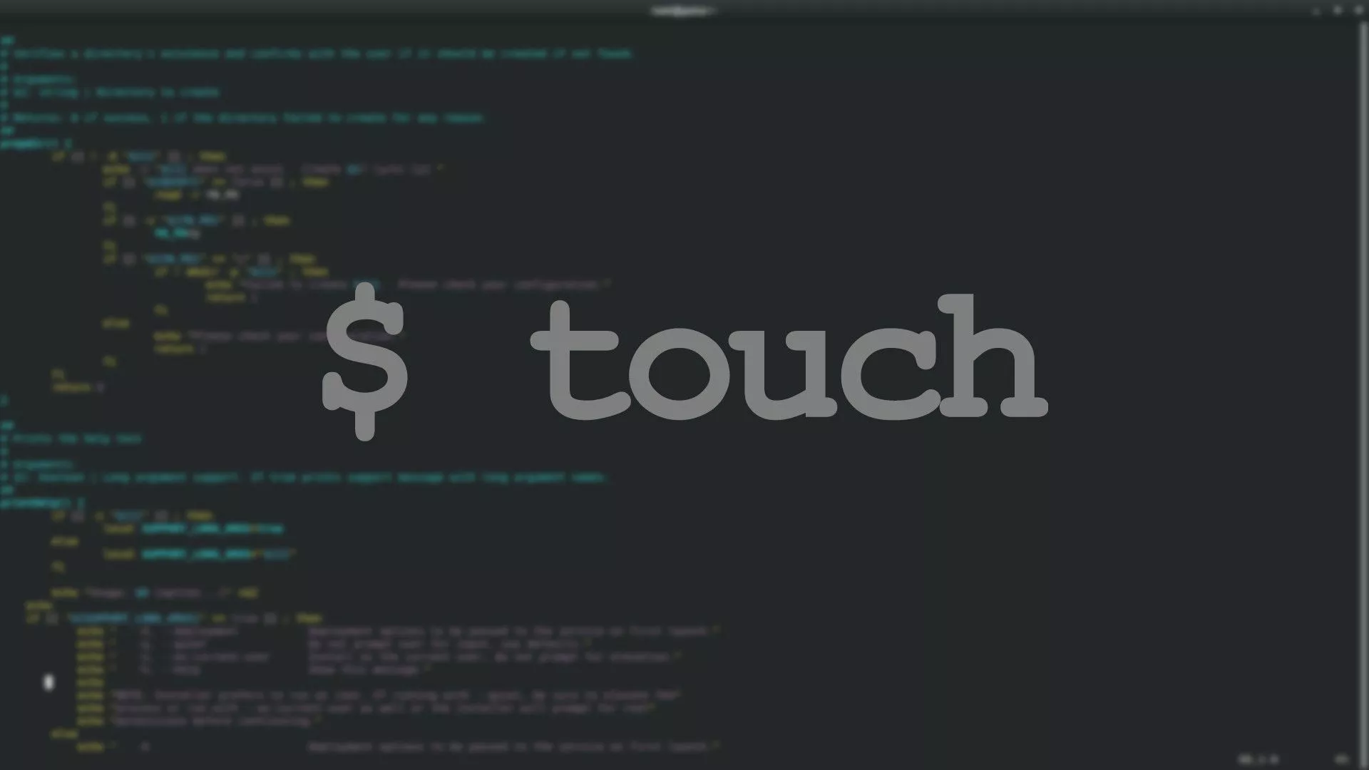 Linux touch 命令创建修改文件时间戳