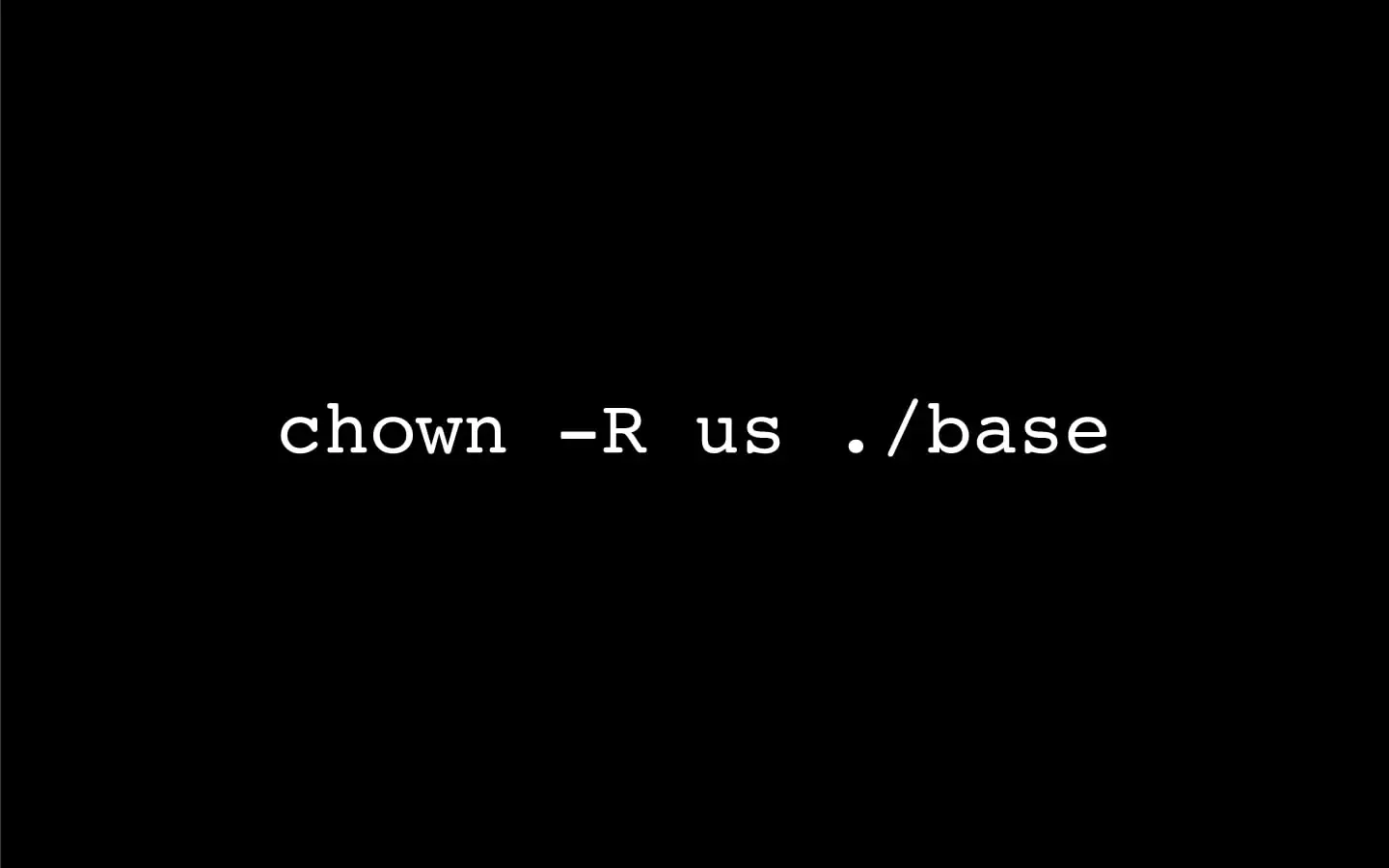 Linux chown 命令修改文件目录所有权