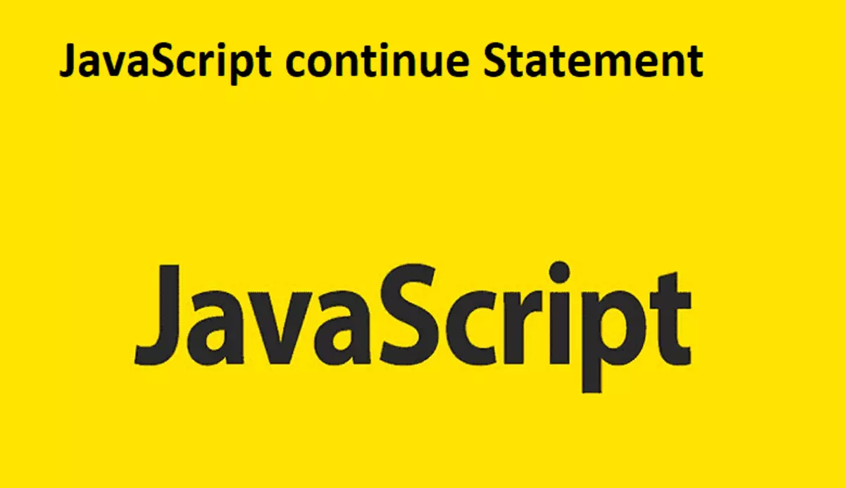 JavaScript continue