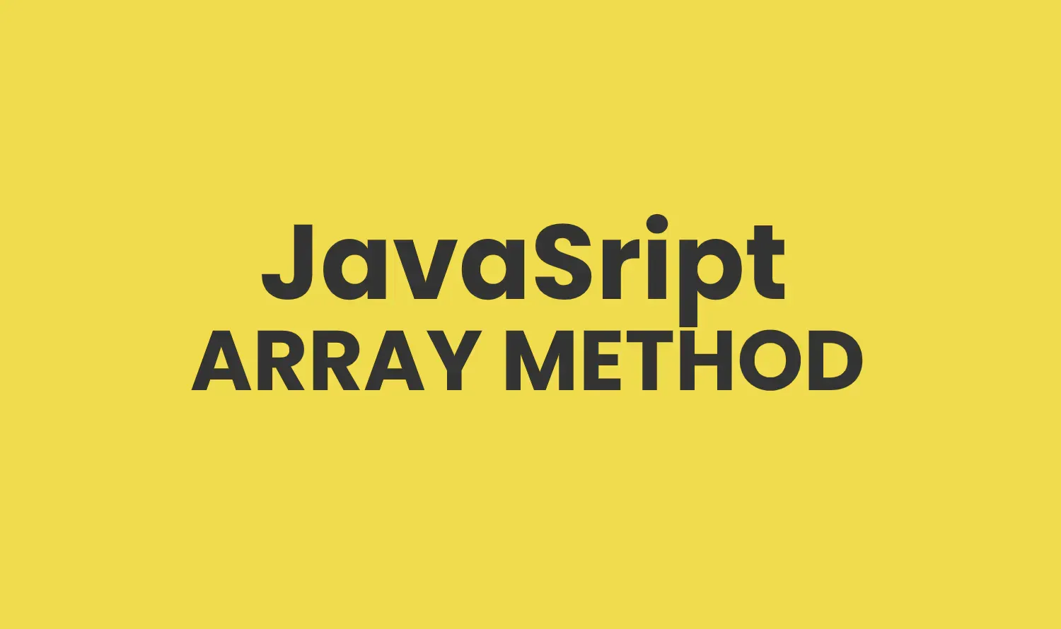 JavaScript Array.from()方法