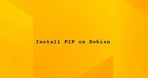 如何在Debian 10安装pip