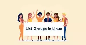 Linux 列出组与成员
