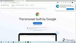 微软又作死！Microsoft Edge新提示试图阻止下载Chrome