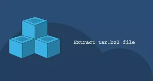 Linux tar 解压tar.bz2文件