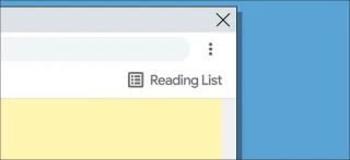 如何将网页添加到Google Chrome的阅读列表中