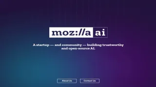 Mozilla 成立 Mozilla.ai 打造去中心化、可信赖的 AI
