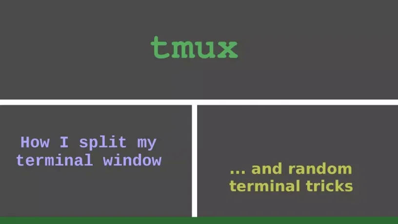 Linux tmux 分屏快捷键实例教程