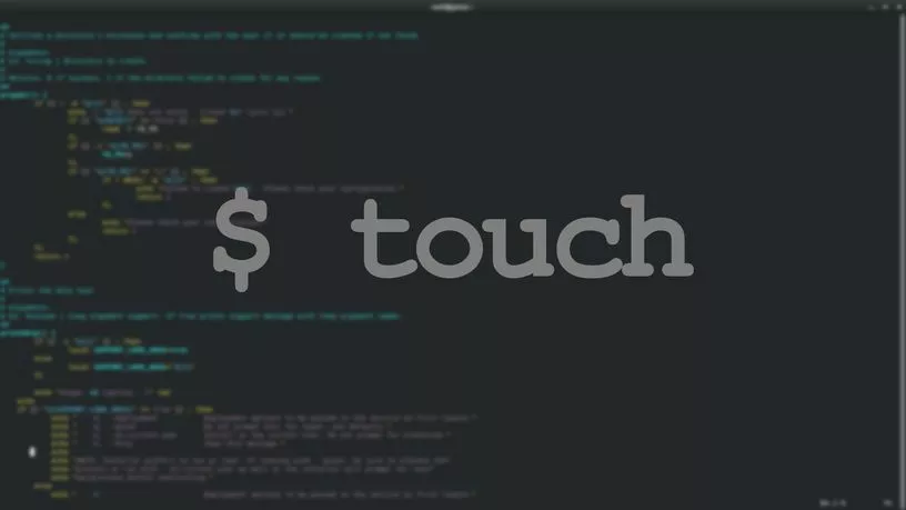 Linux touch命令创建修改文件时间戳