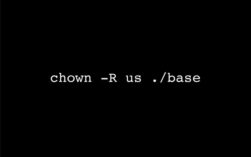 Linux chown 命令修改文件目录所有权