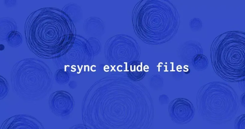 如何使用Rsync排除文件和目录