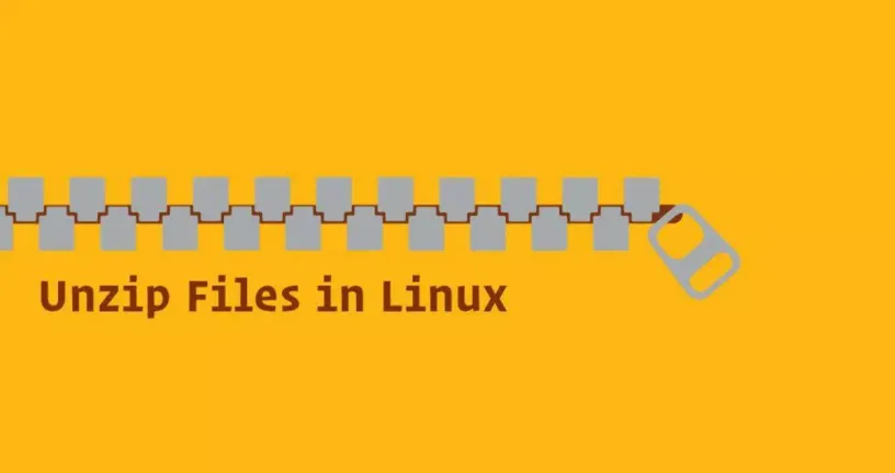 Linux unzip命令解压zip文件