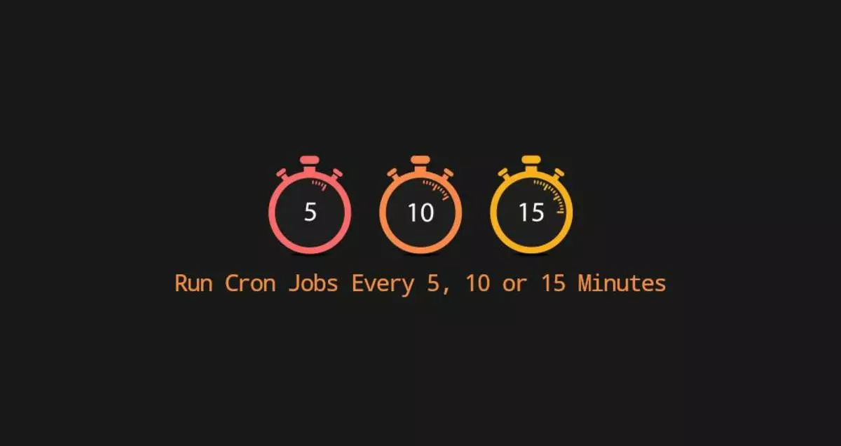 如何每5、10或15分钟运行一次Cron作业