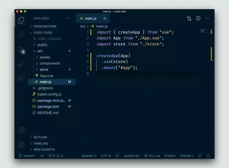 main js file