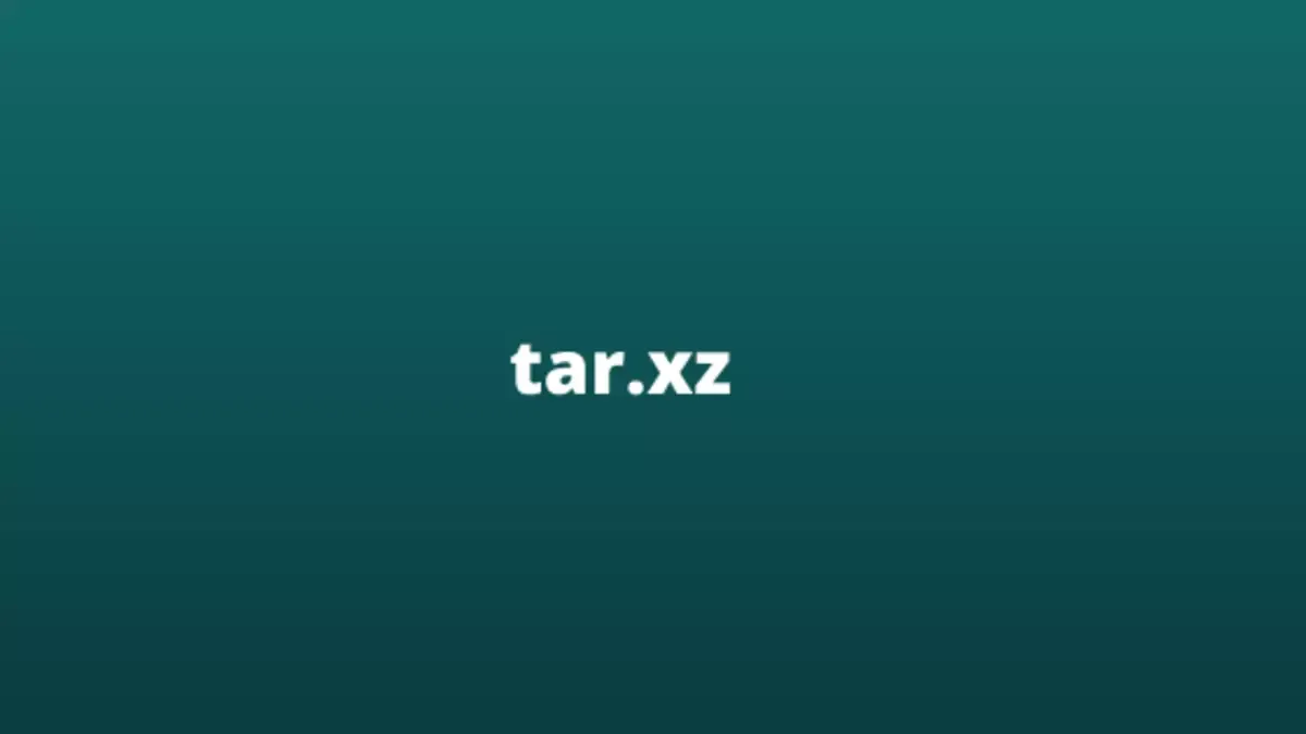 Linux tar 创建压缩文件tar.xz